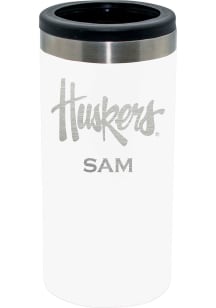 The Memory Company Nebraska Cornhuskers Personalized Laser Etched 12oz Slim Can Stainless Steel Co..