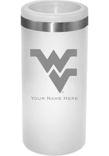 The Memory Company West Virginia Mountaineers Personalized Laser Etched 12oz Slim Can Stainless St..
