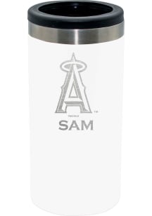 The Memory Company Los Angeles Angels Personalized Laser Etched 12oz Slim Can Stainless Steel Cool..