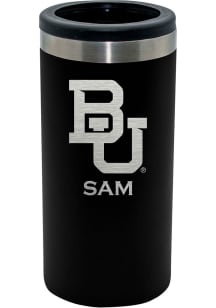 The Memory Company Baylor Bears Personalized Laser Etched 12oz Slim Can Stainless Steel Coolie