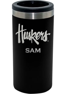 The Memory Company Nebraska Cornhuskers Personalized Laser Etched 12oz Slim Can Stainless Steel Co..