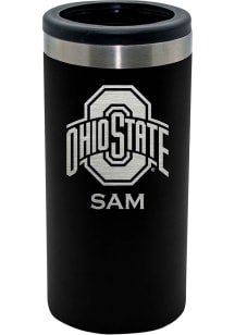 The Memory Company Ohio State Buckeyes Personalized Laser Etched 12oz Slim Can Stainless Steel Coo..