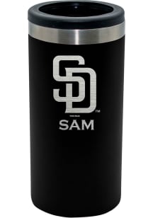 The Memory Company San Diego Padres Personalized Laser Etched 12oz Slim Can Stainless Steel Coolie