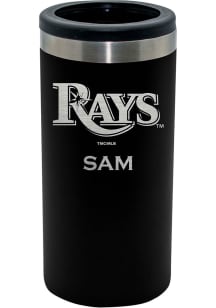 The Memory Company Tampa Bay Rays Personalized Laser Etched 12oz Slim Can Stainless Steel Coolie