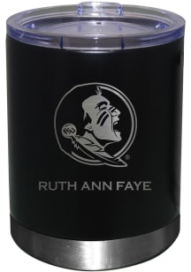 Florida State Seminoles Personalized Laser Etched 12oz Lowball Tumbler - Black