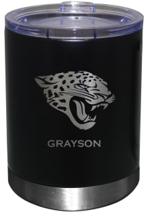 Jacksonville Jaguars Personalized Laser Etched 12oz Lowball Tumbler - Black