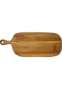 Los Angeles Angels Personalized Acacia Paddle Cutting Board