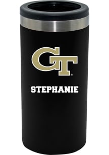 The Memory Company GA Tech Yellow Jackets Personalized 12oz Slim Can Stainless Steel Coolie