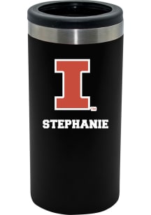 The Memory Company Illinois Fighting Illini Personalized 12oz Slim Can Stainless Steel Coolie