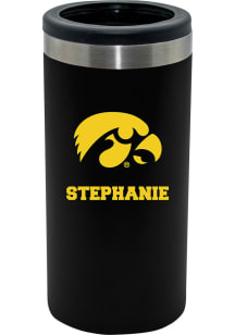 The Memory Company Iowa Hawkeyes Personalized 12oz Slim Can Stainless Steel Coolie