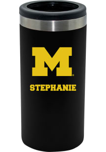 The Memory Company Michigan Wolverines Personalized 12oz Slim Can Stainless Steel Coolie