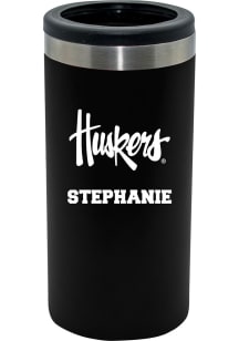 The Memory Company Nebraska Cornhuskers Personalized 12oz Slim Can Stainless Steel Coolie