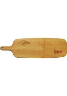 Nebraska Cornhuskers Personalized Bamboo Paddle Serving Tray