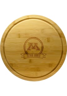 Minnesota Golden Gophers Personalized 13 Inch Bamboo Lazy Susan Serving Tray
