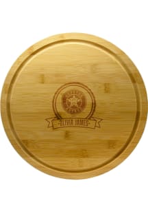 Houston Astros Personalized 13 Inch Bamboo Lazy Susan Serving Tray