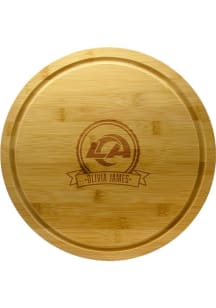 Los Angeles Rams Personalized 13 Inch Bamboo Lazy Susan Serving Tray