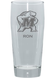 Maryland Terrapins Personalized 16oz Clubhouse Pilsner Glass - Red