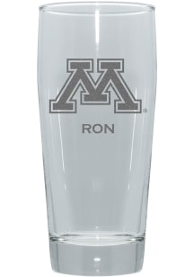 Minnesota Golden Gophers Personalized 16oz Clubhouse Pilsner Glass - Crimson