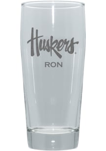Nebraska Cornhuskers Personalized 16oz Clubhouse Pilsner Glass - Red