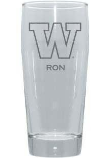 Washington Huskies Personalized 16oz Clubhouse Pilsner Glass - Red