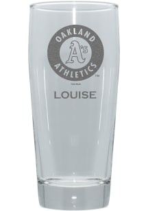 Oakland Athletics Personalized 16oz Clubhouse Pilsner Glass - Green