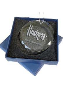 Nebraska Cornhuskers Personalized Ornament - Red