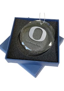 Oregon Ducks Personalized Ornament - Green