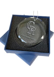 Colorado Rockies Personalized Ornament - Navy Blue