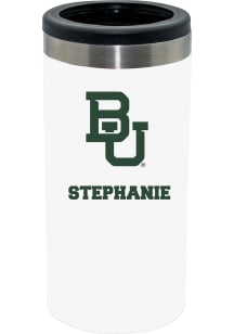 The Memory Company Baylor Bears Personalized Slim Can Stainless Steel Coolie