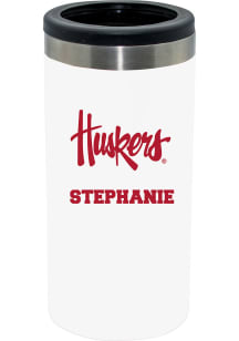 The Memory Company Nebraska Cornhuskers Personalized Slim Can Stainless Steel Coolie