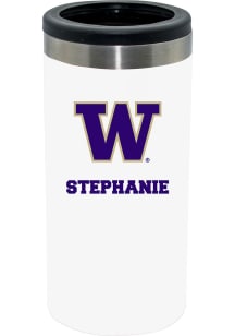 The Memory Company Washington Huskies Personalized Slim Can Stainless Steel Coolie