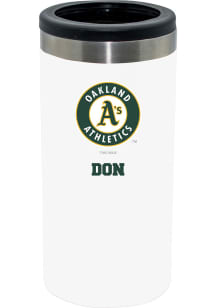 The Memory Company Oakland Athletics Personalized Slim Can Stainless Steel Coolie