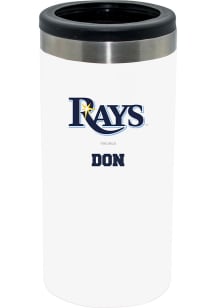 The Memory Company Tampa Bay Rays Personalized Slim Can Stainless Steel Coolie
