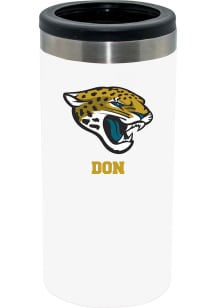 The Memory Company Jacksonville Jaguars Personalized Slim Can Stainless Steel Coolie