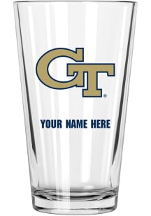 GA Tech Yellow Jackets Personalized Pint Glass - Navy Blue