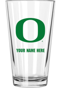 Oregon Ducks Personalized Pint Glass - Green