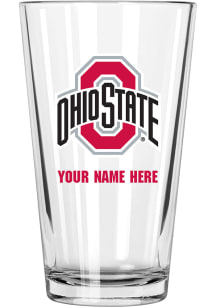 Ohio State Buckeyes Personalized Pint Glass - Red
