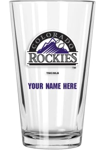 Colorado Rockies Personalized Pint Glass - Navy Blue