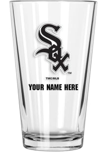 Chicago White Sox Personalized Pint Glass - Red