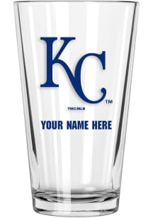 Kansas City Royals Personalized Pint Glass - Navy Blue
