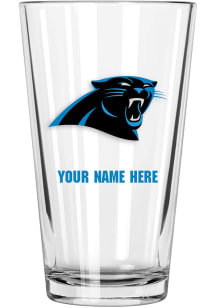 Carolina Panthers Personalized Pint Glass - Black