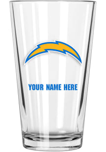 Los Angeles Chargers Personalized Pint Glass - Navy Blue