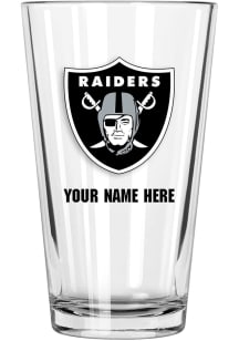 Las Vegas Raiders Personalized Pint Glass - Black