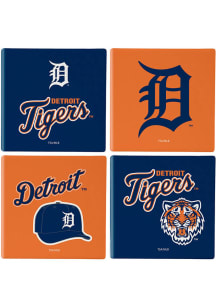 Detroit Tigers 4Pk Coaster - Navy Blue