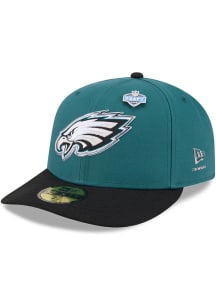 New Era Philadelphia Eagles Mens Midnight Green 2026 NFL Draft 59FIFTY Fitted Hat