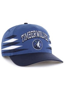 47 Minnesota Timberwolves Diamond Cut Hitch Adjustable Hat - Blue