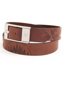 New York Mets Leather Brandish Mens Belt