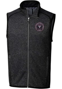 Cutter and Buck Inter Miami CF Mens Charcoal Mainsail Sleeveless Jacket