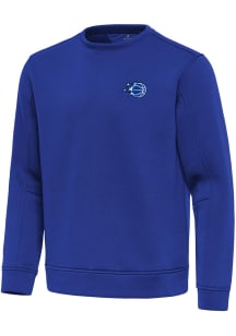 Antigua Orlando Magic Mens Blue Relevant Long Sleeve Crew Sweatshirt