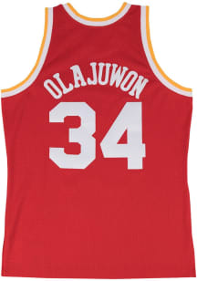 Hakeem Olajuwon Houston Rockets Mitchell and Ness 96-97 Swingman Jersey Big and Tall